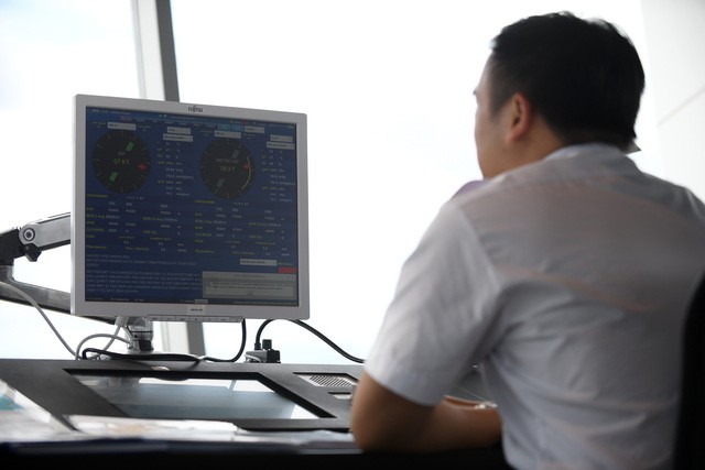 Toàn cảnh cảng hàng không quốc tế Vân Đồn trong ngày đón chuyến bay hiệu chuẩn đầu tiên - Ảnh 9. Toàn cảnh cảng hàng không quốc tế Vân Đồn trong ngày đón chuyến bay hiệu chuẩn đầu tiên - Ảnh 9.