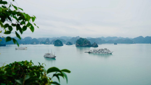 Theo Sở Du lịch tỉnh, ước tính cả năm 2018, Quảng Ninh đón 12,2 triệu lượt khách du lịch, tăng 24% so với năm 2017, trong đó khách quốc tế đến từ 150 quốc gia, vùng lãnh thổ là 5,22 triệu lượt người. Tổng thu từ khách du lịch đạt 23.600 tỷ đồng, tăng 32%. Ảnh: Phạm Huyền.